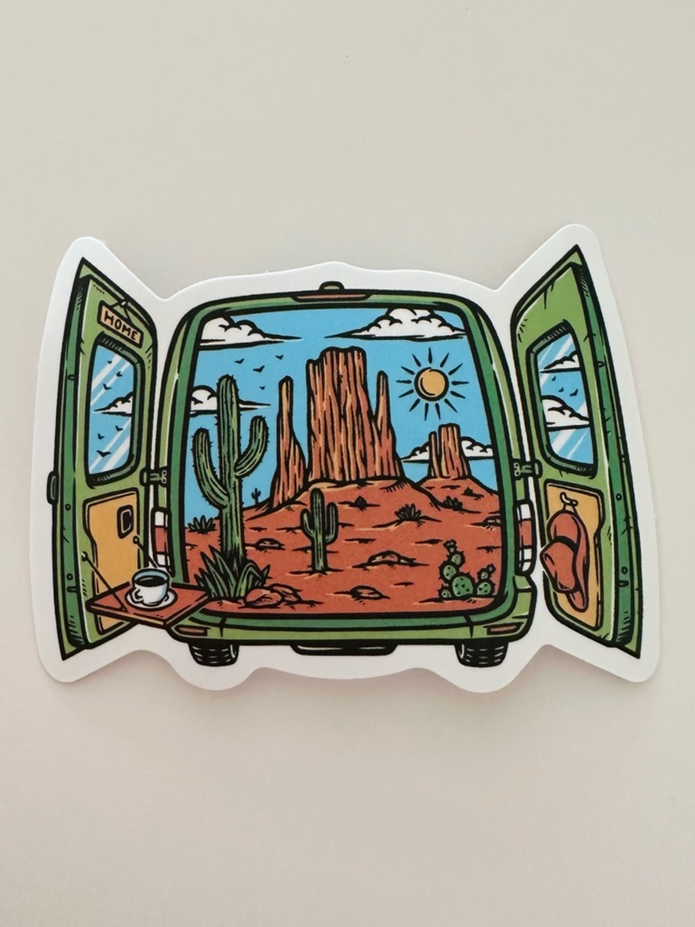 10/$10 Desert Camper Sticker